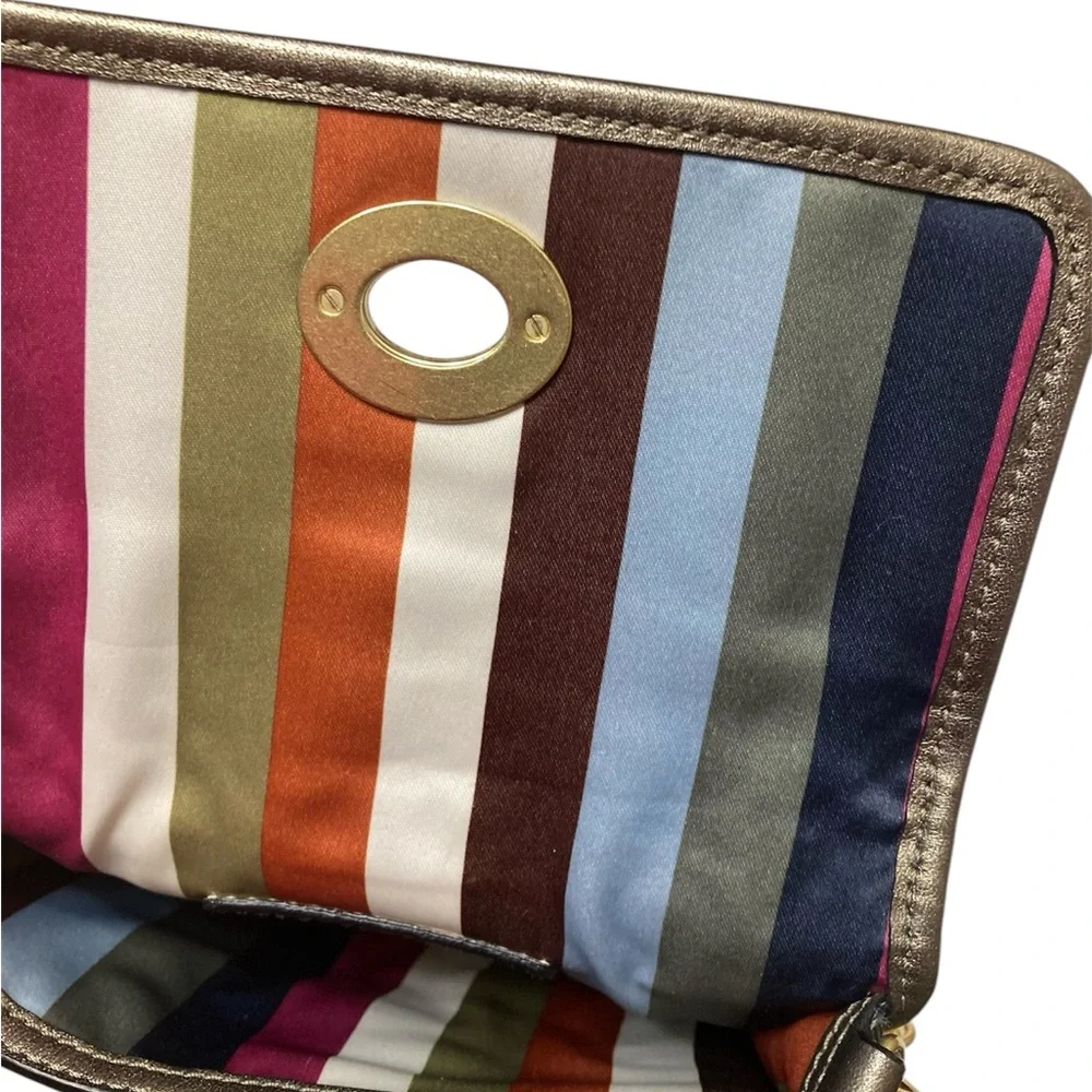 Coach 12793 Limited Edition Bleeker Street Metallic Gold Chain Strap Minibag - Picture 4 of 6